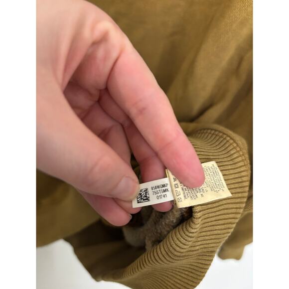 Aerie Sweatshirt Womens Small Mountain Season Mock Neck Oversized Brown NWT - Picture 6 of 10